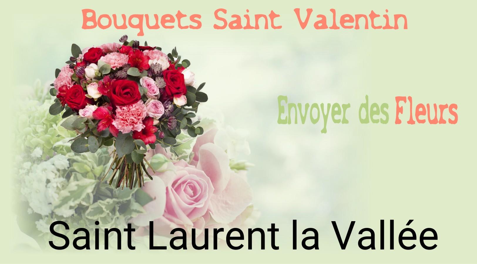 Roses de Saint-Valentin livrées à Saint-Laurent-la-Vallée
